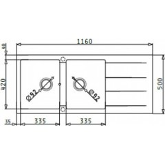 Pyramis Athlos 116x50 2B 1D Ivory 070110811 Pyramis Athlos 116x50 2B 1D Ivory 070110811